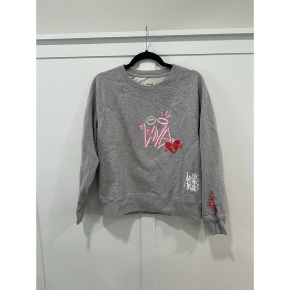 Zadig & Voltaire Upper Multicusto Crewneck Sweatshirt Size S - Picture 1 of 6